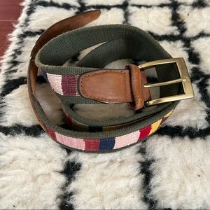 VINTAGE Woven Pendleton style belt
